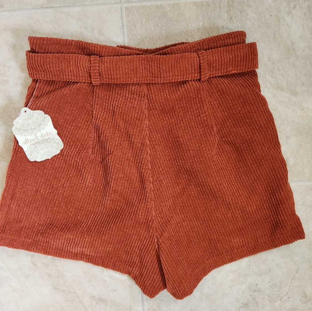 Altar'd State Corduroy Hi-Waisted Shorts - Size Small - Picture 3 of 12